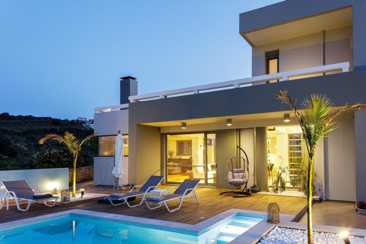 איה טריאס Rizes Villa With Jacuzzi & Heated Pool מראה חיצוני תמונה