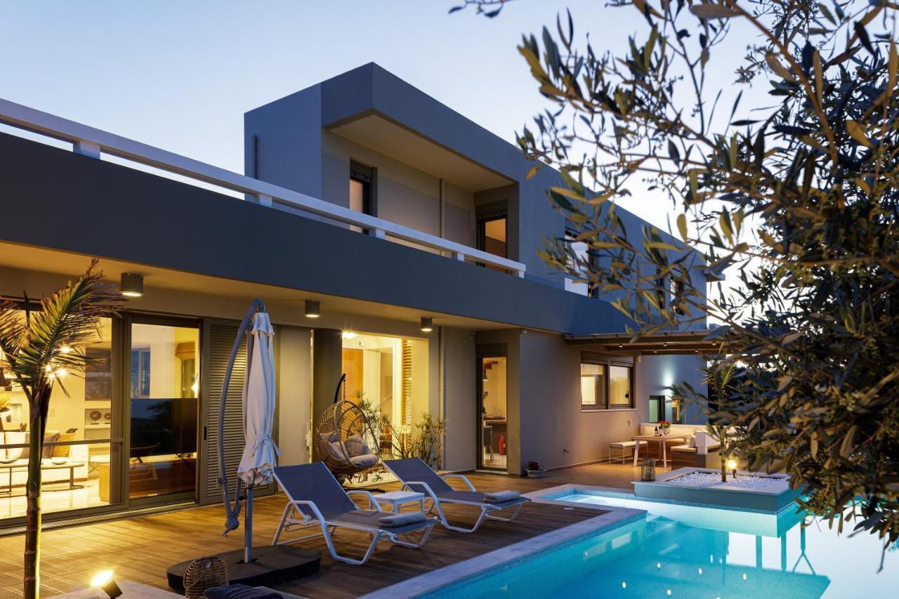 איה טריאס Rizes Villa With Jacuzzi & Heated Pool מראה חיצוני תמונה
