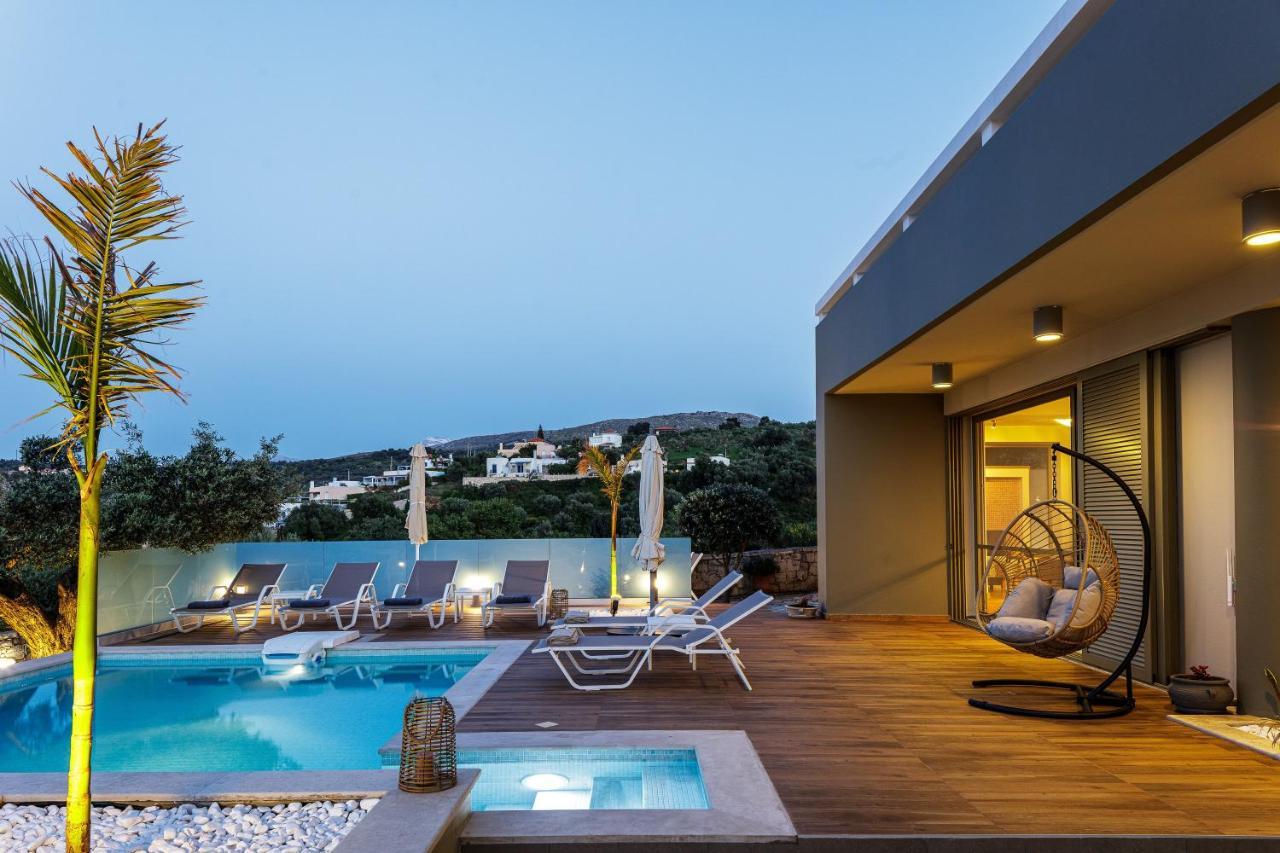 איה טריאס Rizes Villa With Jacuzzi & Heated Pool מראה חיצוני תמונה