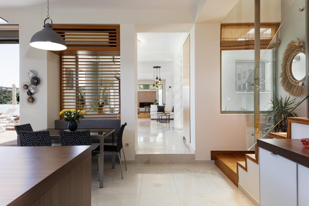 איה טריאס Rizes Villa With Jacuzzi & Heated Pool מראה חיצוני תמונה